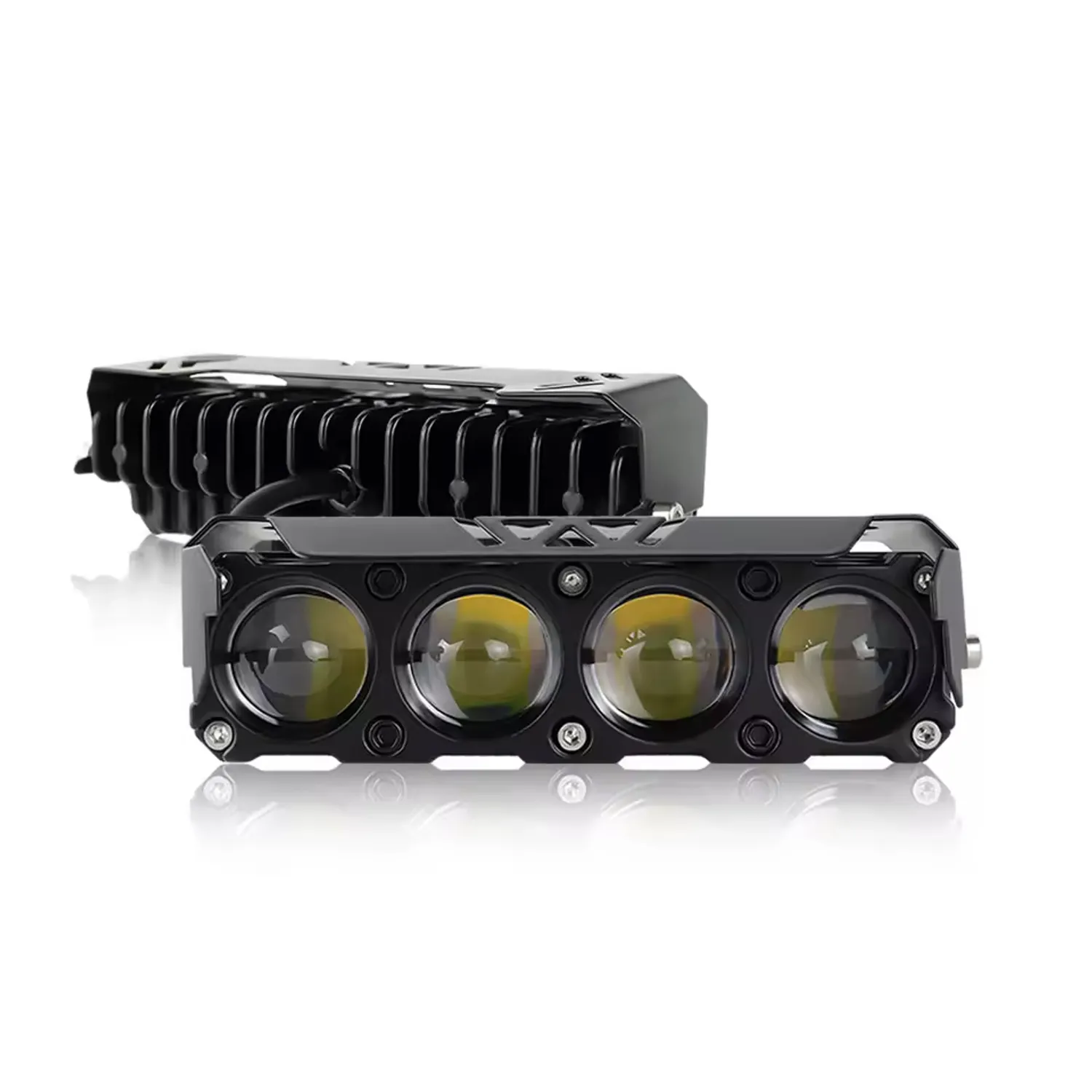 Faro led 4 lupas 